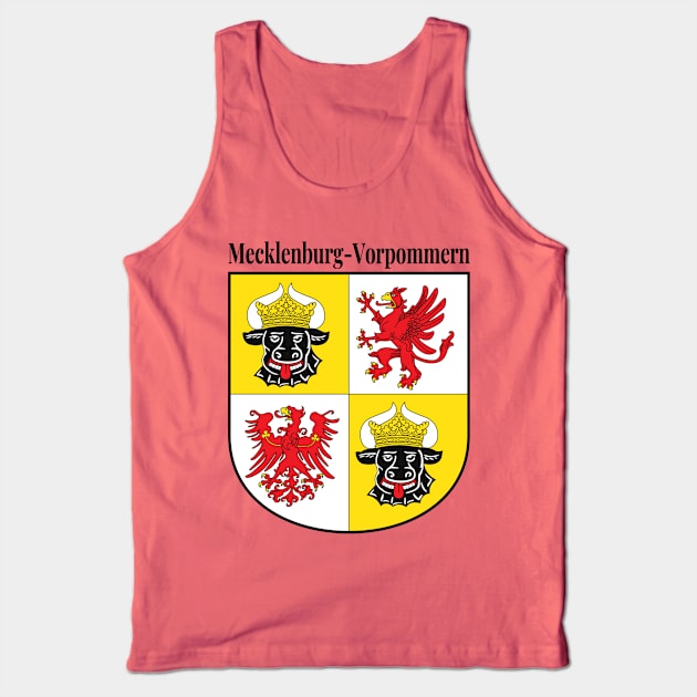 Mecklenburg-Vorpommern Tank Top by Stupid Coffee Designs